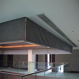 山東玻璃硅膠布擋煙垂壁